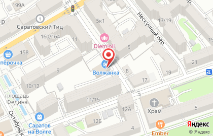 Подростковый клуб Богатырь в Волжском районе на карте