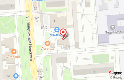 Супермаркет Пятерочка на улице Владимира Невского на карте