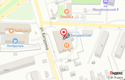 Торговый центр Батуринский на карте