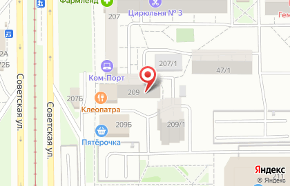 Анлен в Орджоникидзевском районе на карте