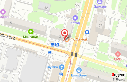 Салон Росмебель-М на улице Максима Горького на карте