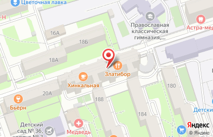 Кадастровый инженер Ошева Е.Д. на карте