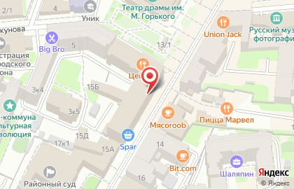 Атлас НН в Нижегородском районе на карте