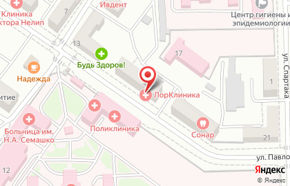ЛОР-клиника Харжеева, ООО на карте