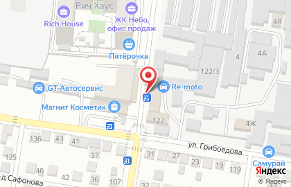 Берта на Ярославской улице на карте