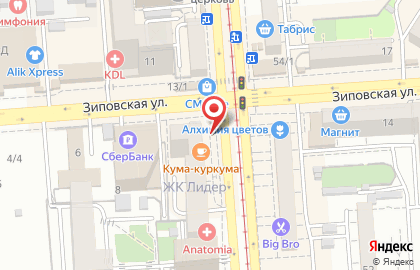 Интернет-кафе Vonline на Московской улице на карте