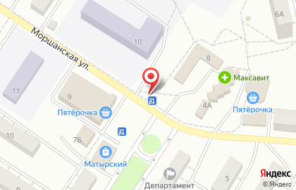Киоск по продаже кондитерских и молочных изделий Липецкий десерт в Левобережном районе на карте