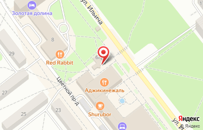 Фирменное турагентство ANEX Tour в Советском районе на карте