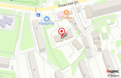 Магазин Мясо рыба на карте