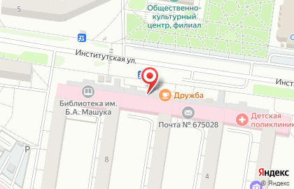 Сервисный центр ТехНИКС на Институтской улице на карте