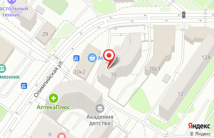 Зоомагазин Ле`Муррр на Олимпийской улице на карте