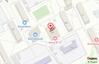 Баня №11, МУП Волна на карте