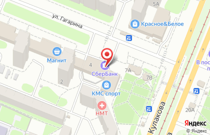 СберБанк на проспекте Кулакова на карте