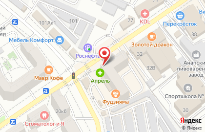 Магазин Донецкая мануфактура на улице Омелькова на карте