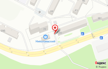 Продуктовый магазин Деревенские традиции в Октябрьском районе на карте