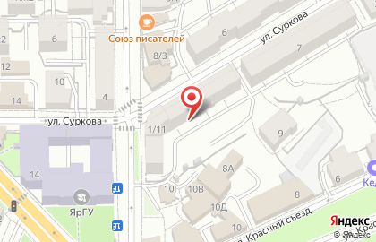 Инженерная фирма Геокомплекс на улице Терешковой на карте