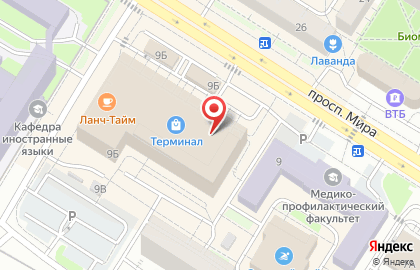 Магазин корейской косметики KoreanButik в Советском районе на карте