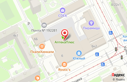 Магазин одежды и трикотажа в ТК Южный на карте