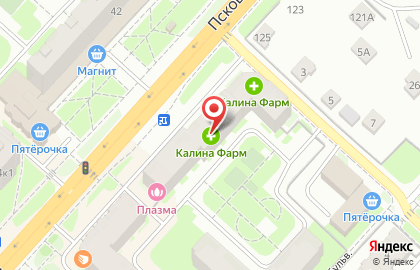 Магазин товаров для офиса и школы Канцеляр на ул. Псковская на карте