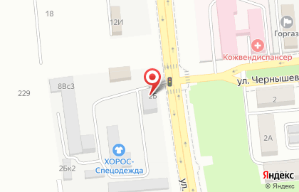 Служба заказа легкового транспорта Калина на улице Чернышевского на карте