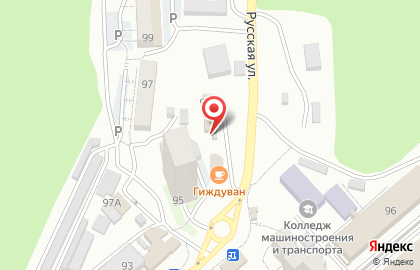 Шиномонтажная мастерская в Советском районе на карте