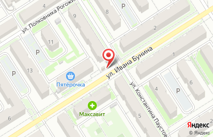 Торговая точка Молочная долина в Туле на карте
