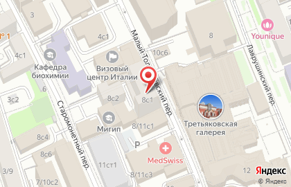 Спейс Тревел на Полянке на карте