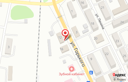 Технический осмотр 65 на улице Горького на карте