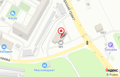 Автоцентр M1 на проспекте Менделеева на карте