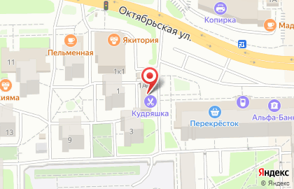 Мобил Элемент на Октябрьской улице на карте