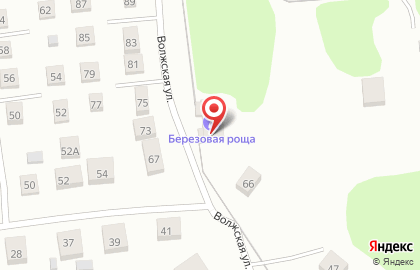 База отдыха Березовая роща в Железнодорожном районе на карте