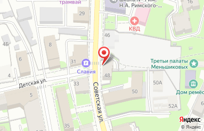 Магазин-салон ювелирных изделий Королева Марго на Советской улице на карте