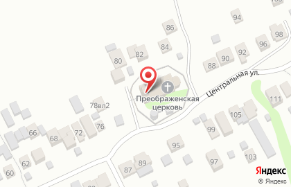 Приход Храма Преображения Господня на карте