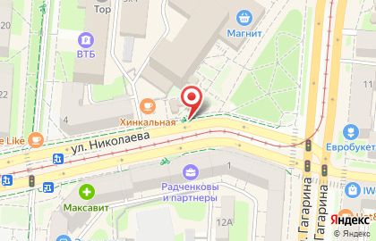 Салон связи МТС на улице Николаева на карте