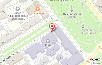 ЯГМА на Революционной улице на карте