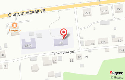 Детский сад №40 в Свердловском районе на карте