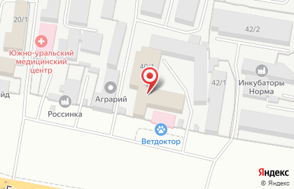 Ветеринарная клиника Ветдоктор на Беляевской улице на карте