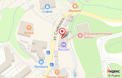 Специализированный магазин Винотека на улице Славского на карте