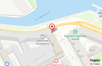 Банкомат Банк Санкт-Петербург на Василеостровской на карте