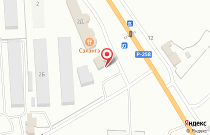 Столовая Селенга на Промышленной улице на карте