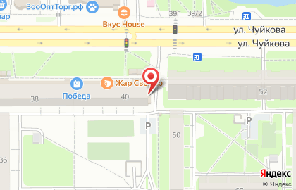 Ломбард Финансист на улице Маршала Чуйкова на карте