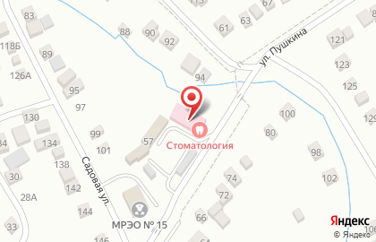 Курганинская районная стоматологическая поликлиника на Пушкина на карте