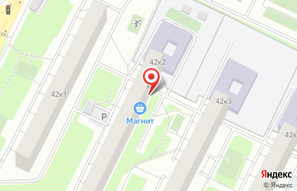 Гипермаркет Магнит в Москве на карте
