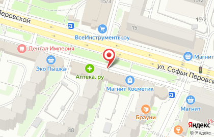 Торговая компания Чебаркульская птица на улице Софьи Перовской на карте