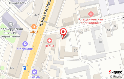 Антураж в Заводском районе на карте