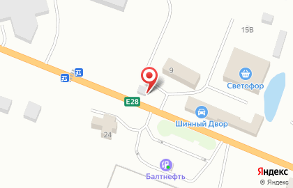 Автостоянка в Калининграде на карте