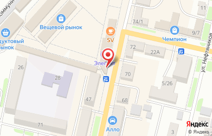 МегаФон в Оренбурге на карте