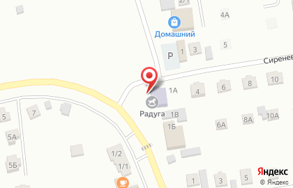 Центр Радуга на Сиреневой улице на карте