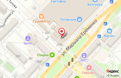Магазин одежды, обуви и спортивного инвентаря Триумф Спорт на карте
