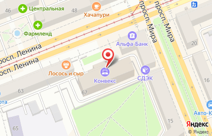 Салон эпиляции Ваше Сиятельство на проспекте Ленина на карте